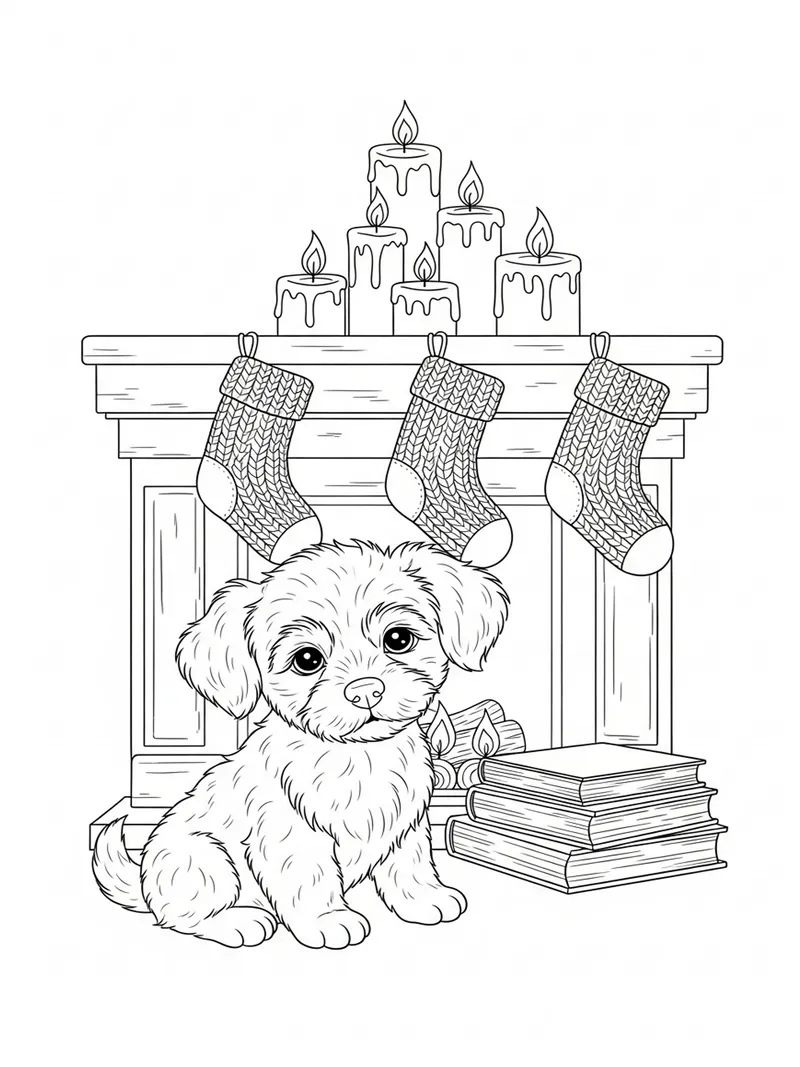 Coloring page from the Ink & Meadow library