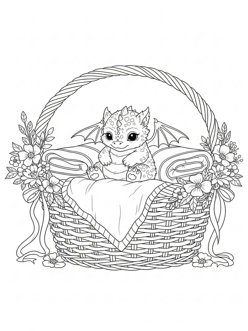 Coloring page from the Ink & Meadow library