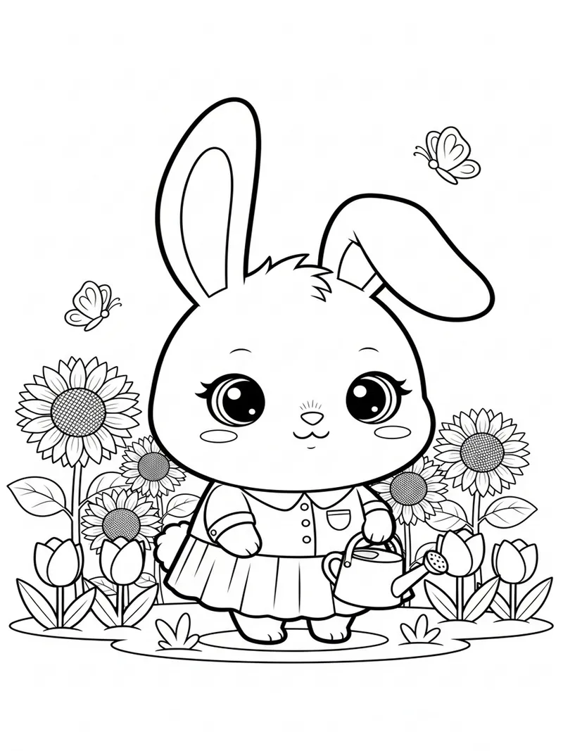 Coloring page from the Ink & Meadow library