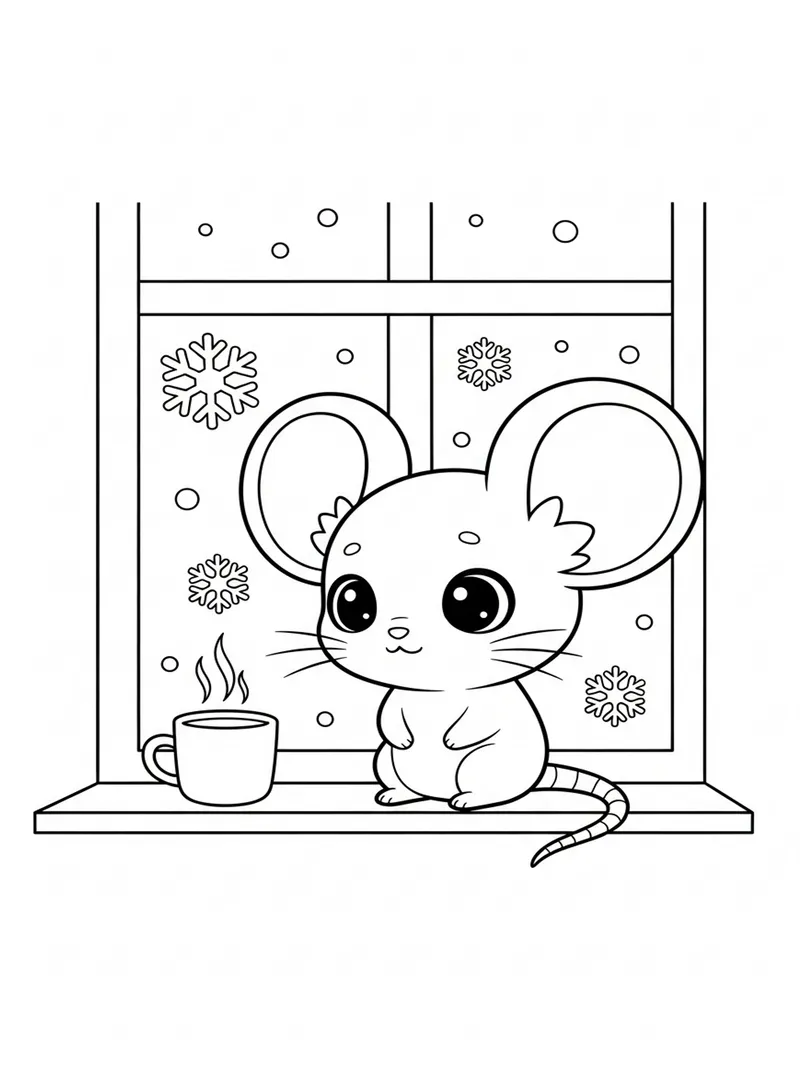 Coloring page from the Ink & Meadow library