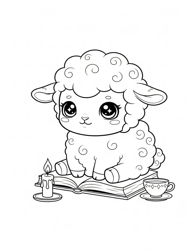 Coloring page from the Ink & Meadow library