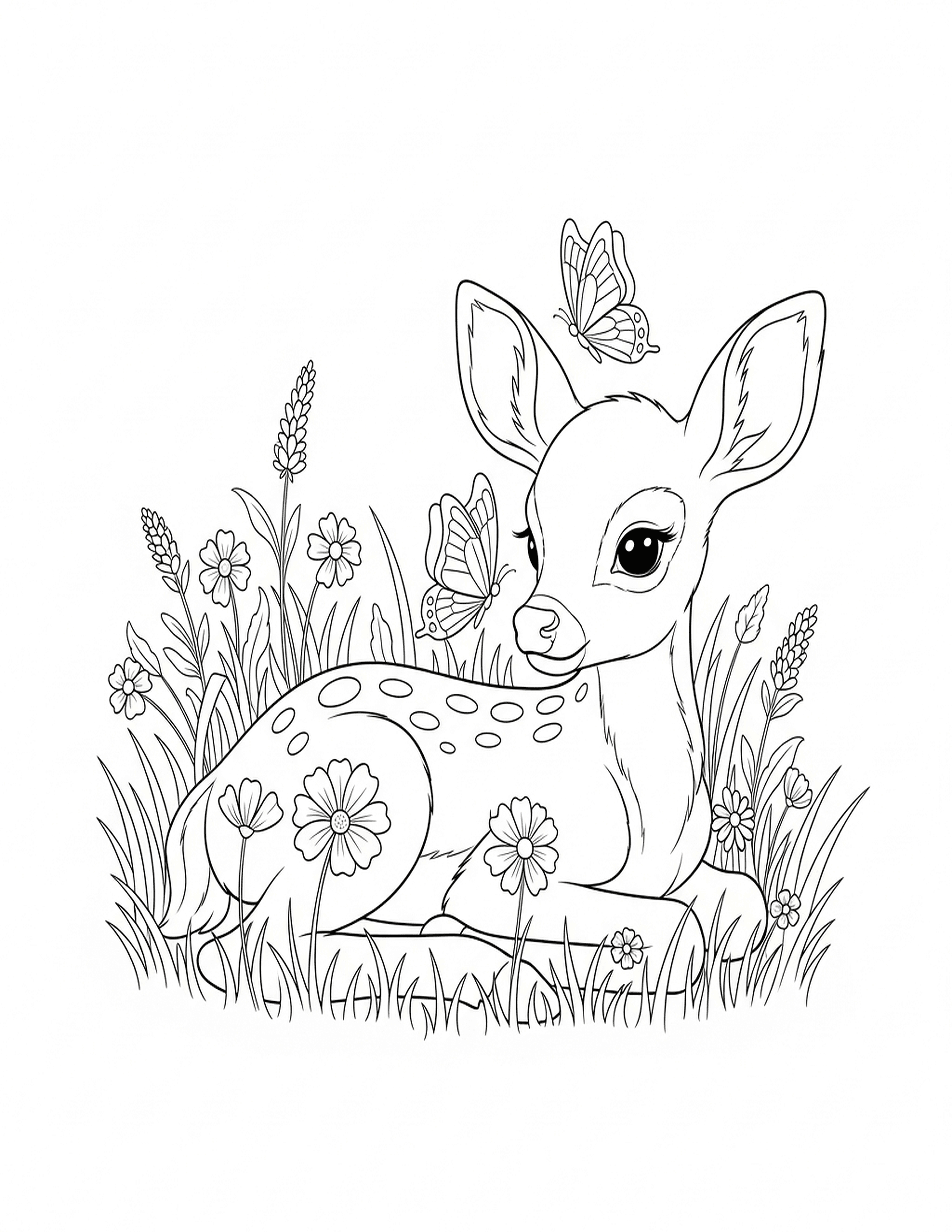 Fawn in Meadow