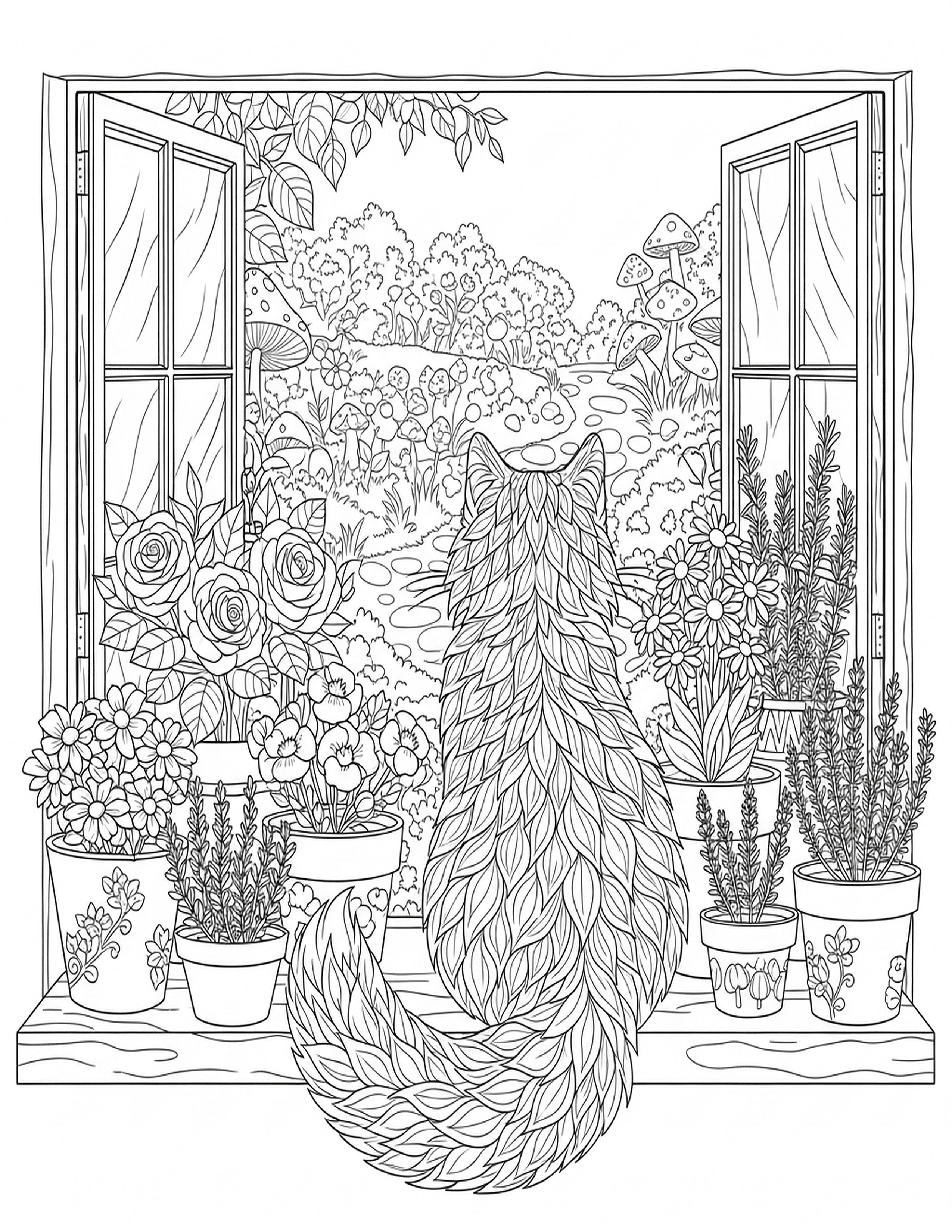 Cat on Windowsill