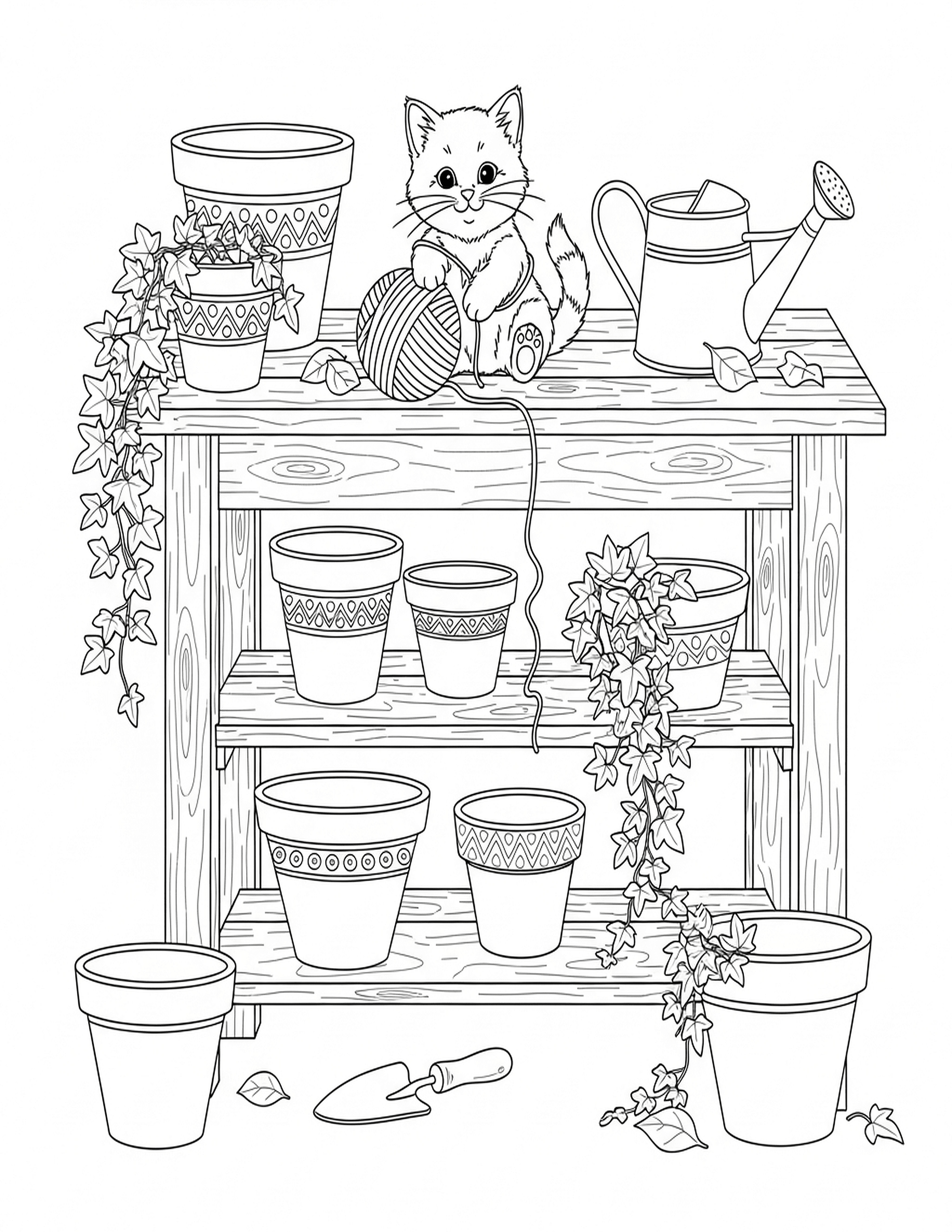 Kitten & Yarn